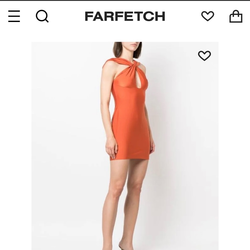 Coperni - knot-detail mini dress - Picture 3 of 4